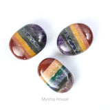 7 Chakra Palm Stone - MystiqHouse