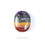7 Chakra Palm Stone - MystiqHouse