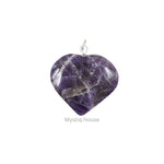 Amethyst Big Heart Pendant - MystiqHouse