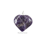 Amethyst Big Heart Pendant - MystiqHouse