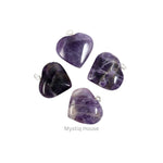 Amethyst Mini Heart Pendant - MystiqHouse