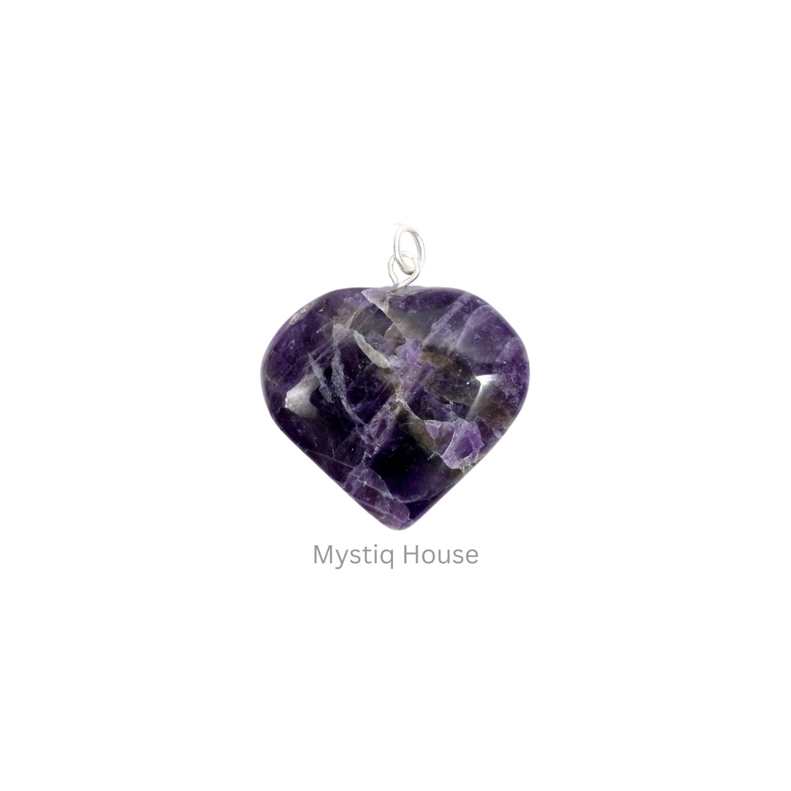 Amethyst Mini Heart Pendant - MystiqHouse