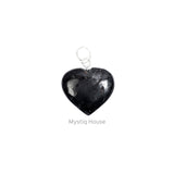 Black Tourmaline Mini Heart Pendant - MystiqHouse