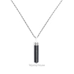 Black Tourmaline Pencil Pendant - MystiqHouse