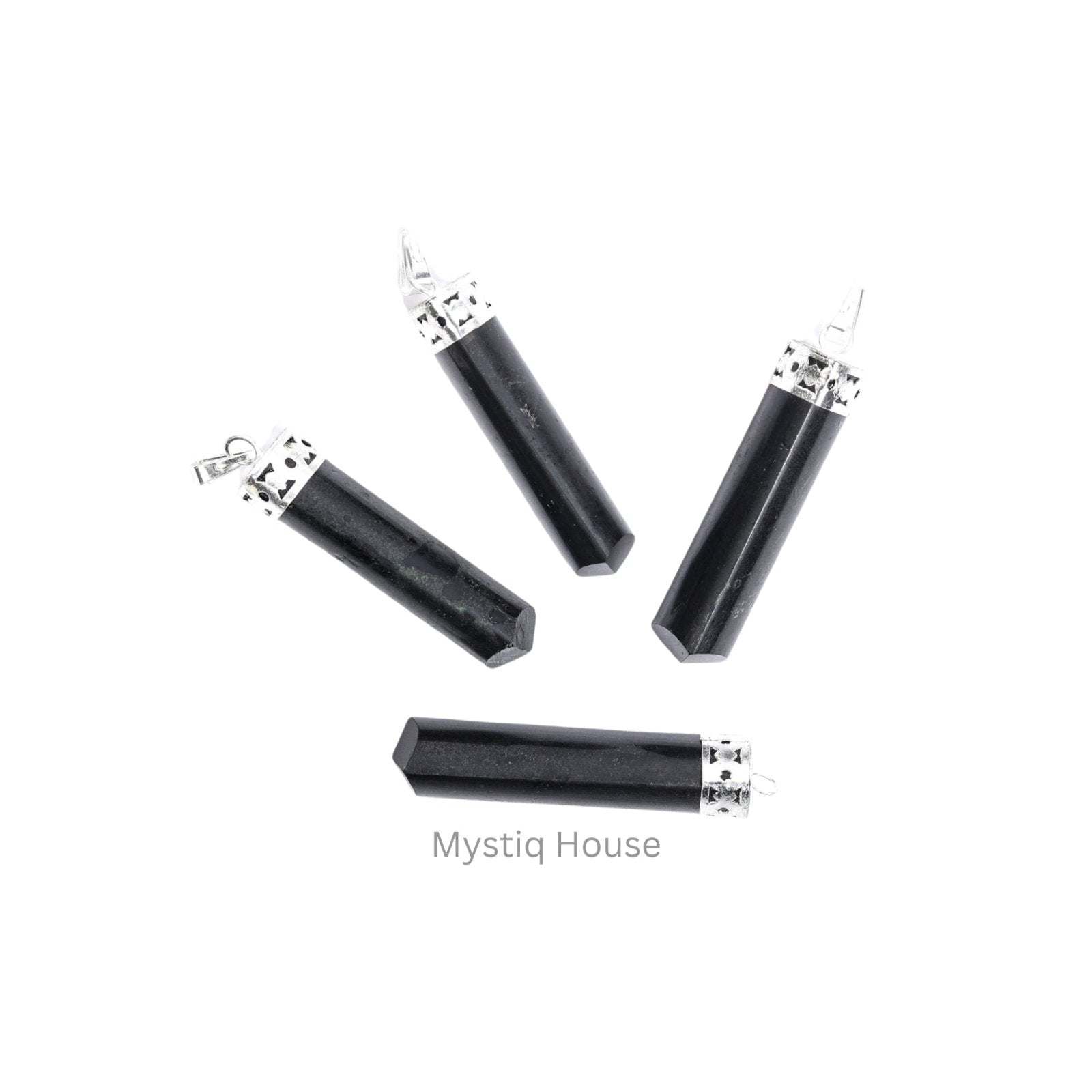 Black Tourmaline Pencil Pendant - MystiqHouse