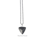 Black Tourmaline Triangle Pendant - MystiqHouse