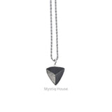 Black Tourmaline Triangle Pendant - MystiqHouse