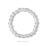 Clear Quartz 8mm Faceted Bracelet - MystiqHouse