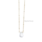 Clear Quartz Drop Necklace - MystiqHouse