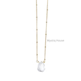 Clear Quartz Drop Necklace - MystiqHouse
