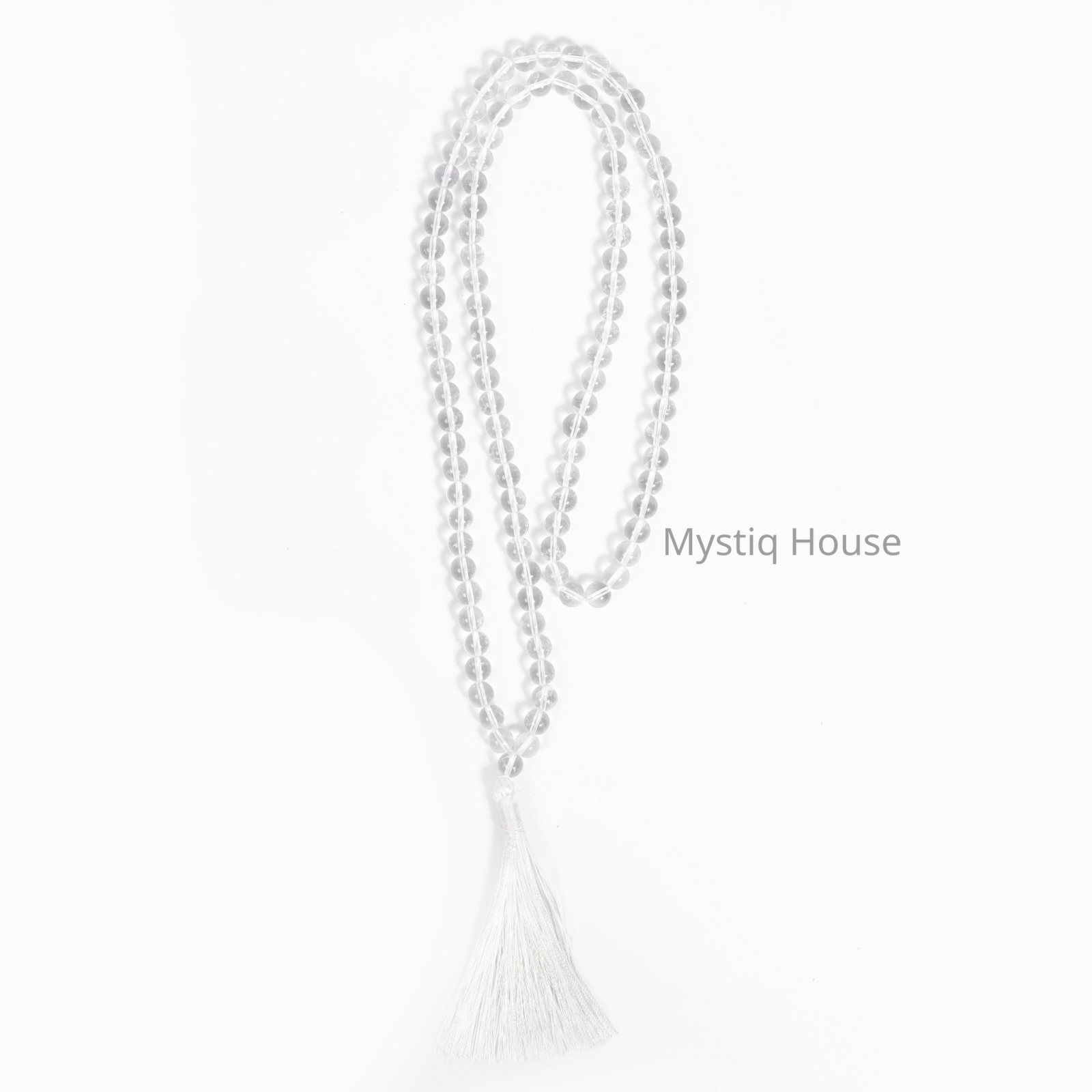 Clear Quartz Jaap Mala 8mm - MystiqHouse
