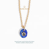 Faceted Lapis Lazuli & Pyrite 92.5 Silver Pendant - MystiqHouse