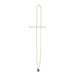 Faceted Lapis Lazuli & Pyrite 92.5 Silver Pendant - MystiqHouse