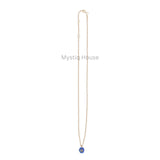 Faceted Lapis Lazuli & Pyrite 92.5 Silver Pendant - MystiqHouse