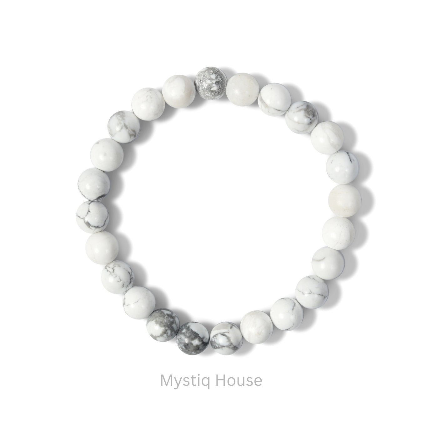 Howlite 8mm Bracelet - MystiqHouse