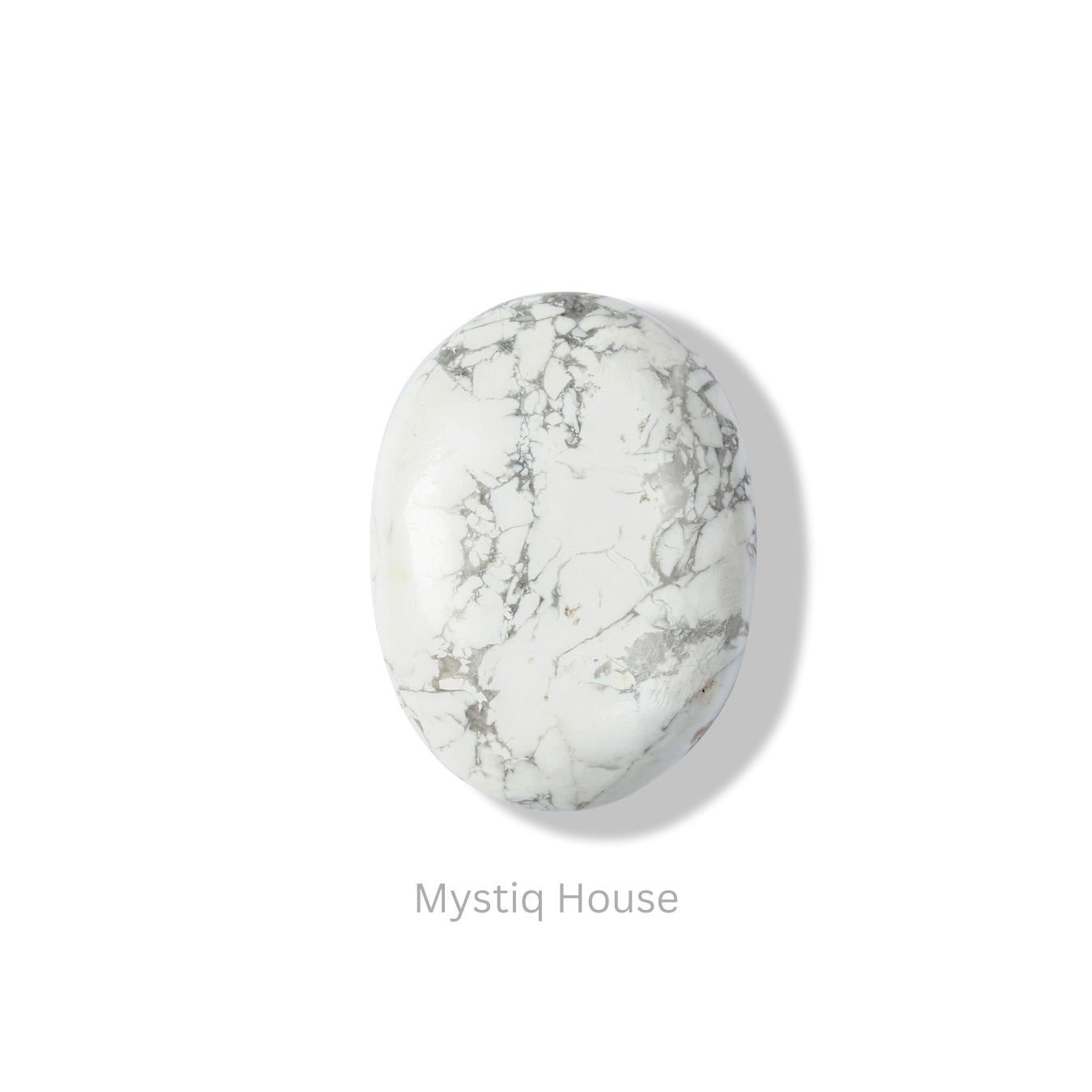 Howlite Palm Stone - MystiqHouse