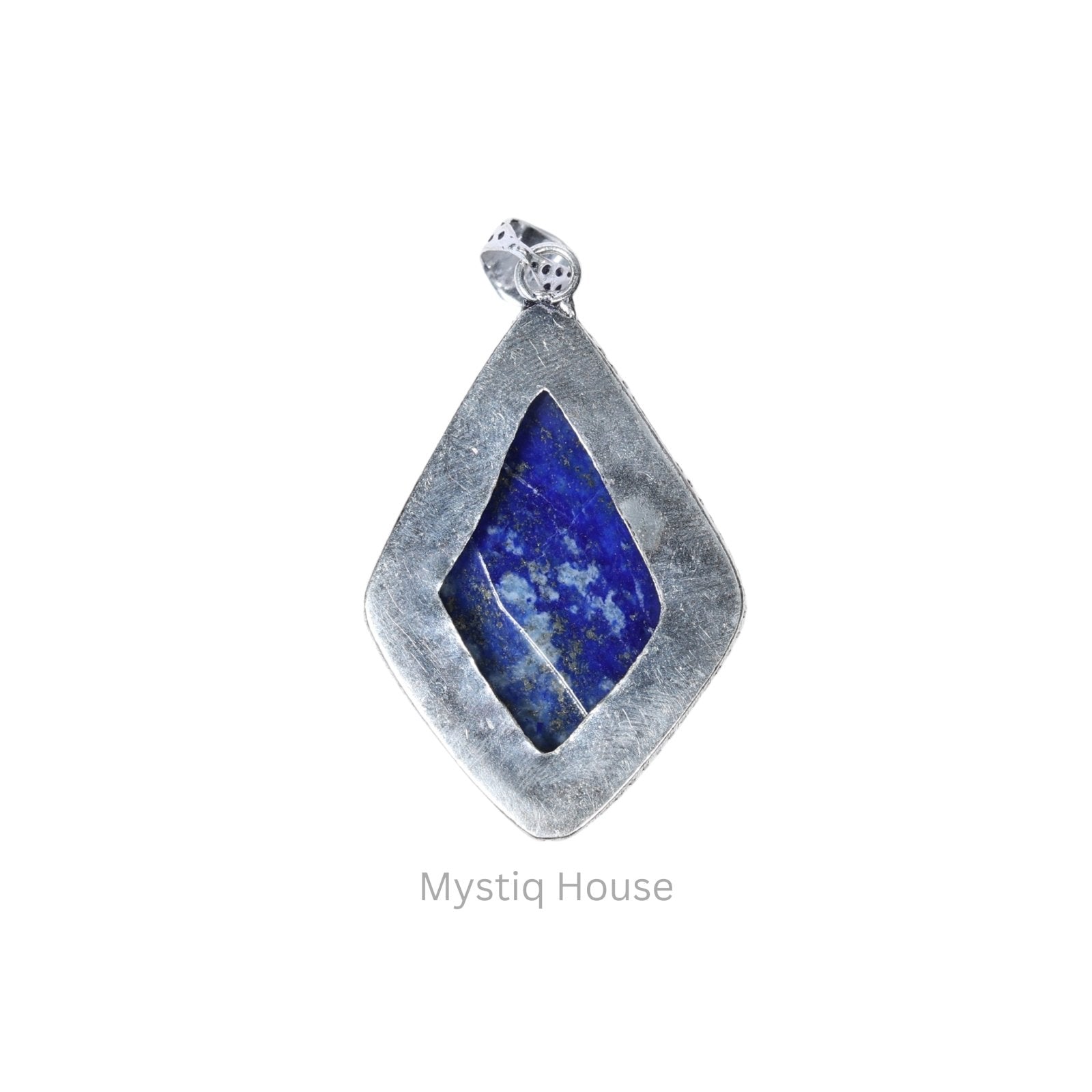 Lapis Lazuli Brass Pendant - MystiqHouse