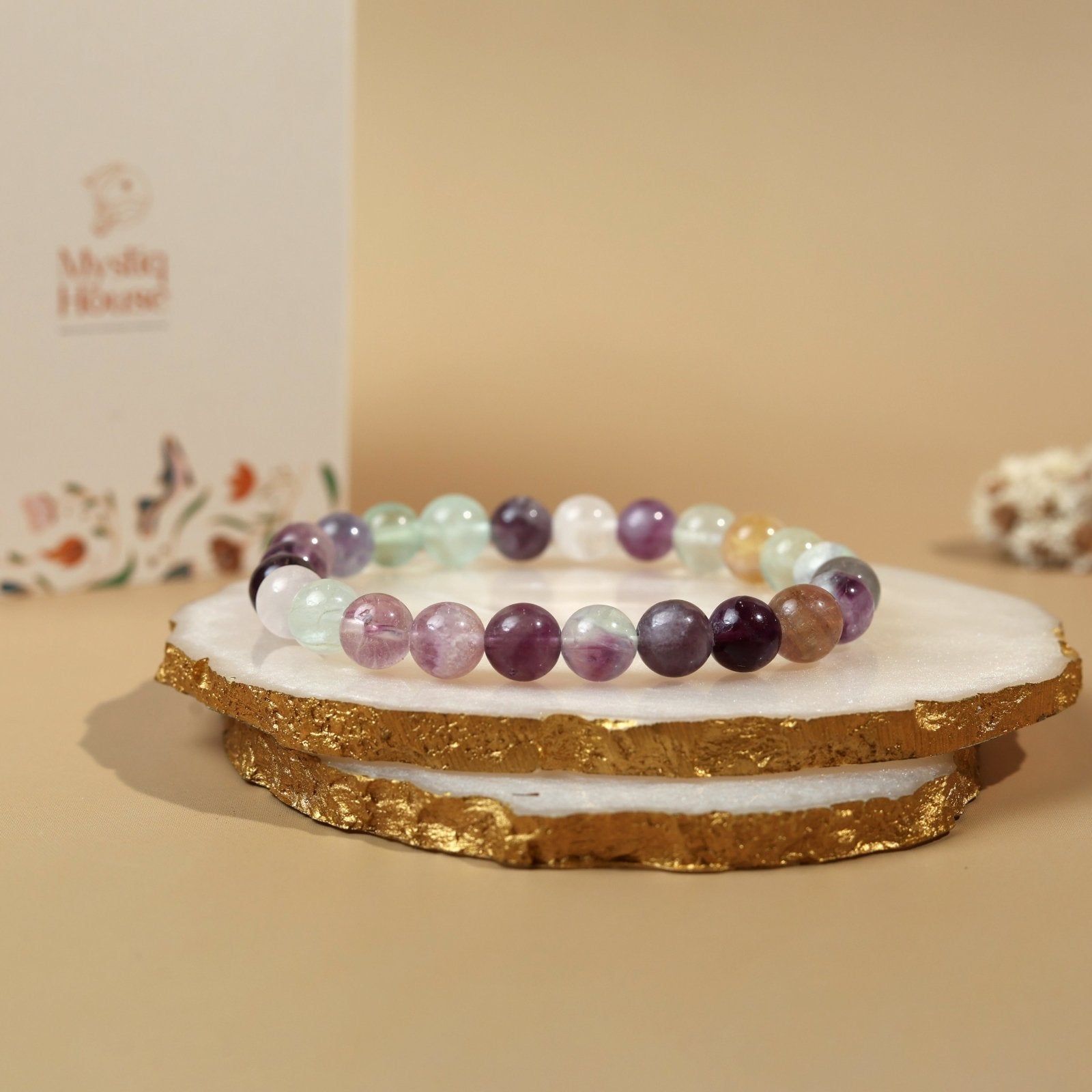Multi Fluorite 8mm Bracelet - MystiqHouse
