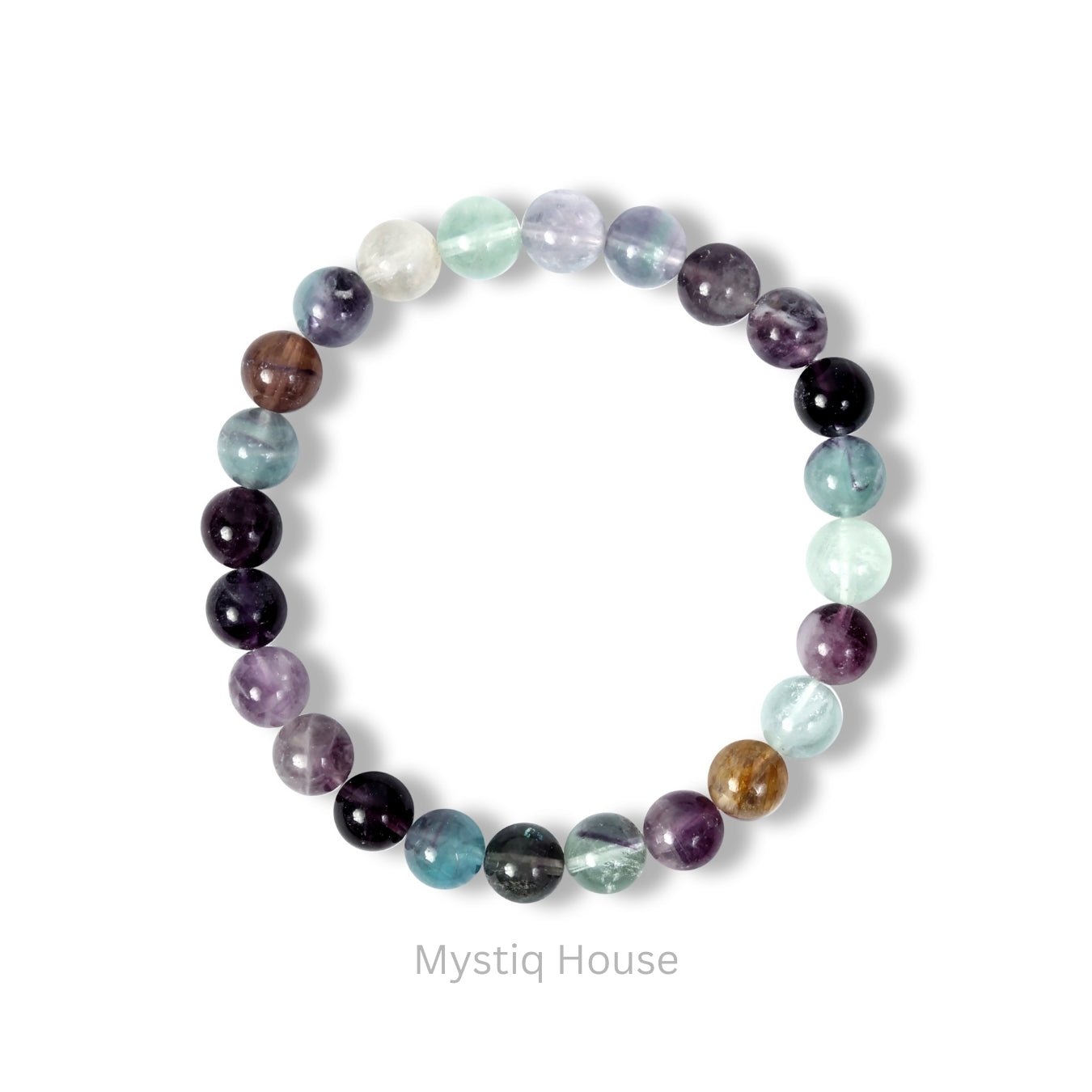 Multi Fluorite 8mm Bracelet - MystiqHouse