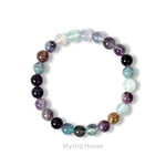 Multi Fluorite 8mm Bracelet - MystiqHouse