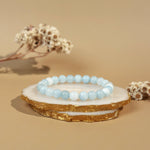 Natural Aquamarine 8mm Bracelet - MystiqHouse