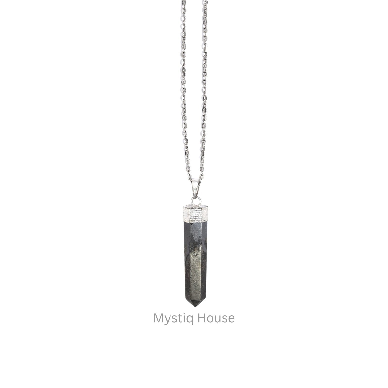 Pyrite Pencil Pendant - MystiqHouse