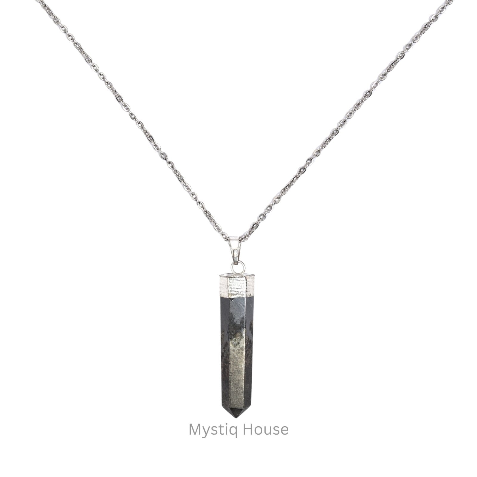 Pyrite Pencil Pendant - MystiqHouse