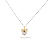 Raw loop Clear Quartz Pendant - MystiqHouse