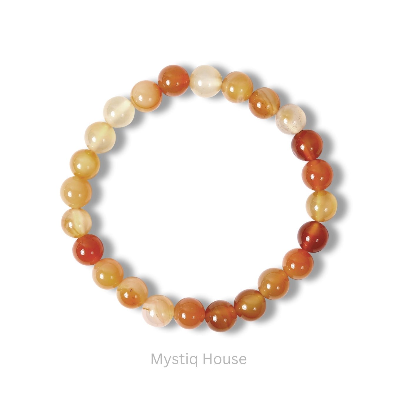 Red Carnelian 8mm Bracelet - MystiqHouse