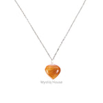 Red Carnelian Mini Heart Pendant - MystiqHouse