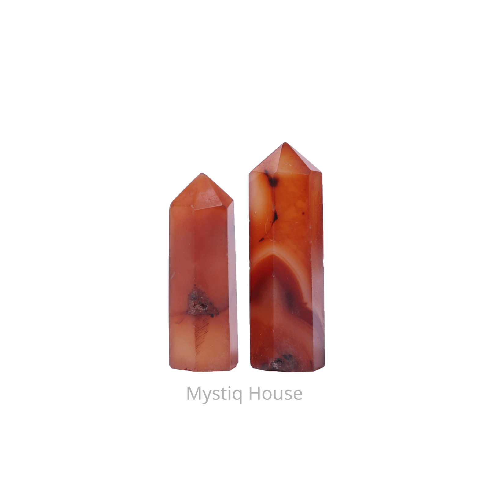 Red Carnelian Mini Pencil Point/ Towers - MystiqHouse