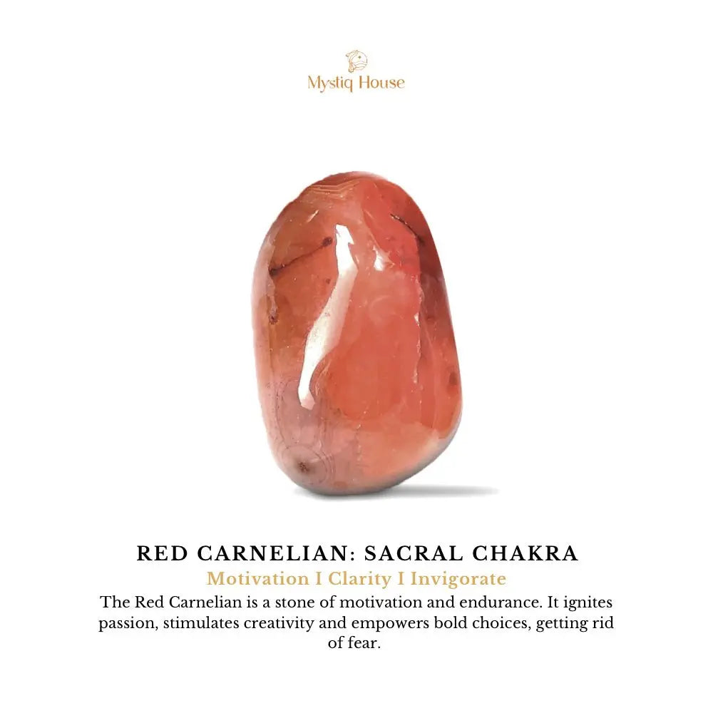 Red Carnelian Tumble - MystiqHouse