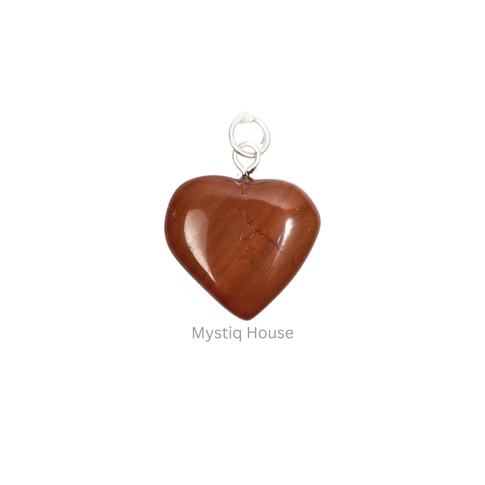 Red Jasper Mini Heart Pendant - MystiqHouse
