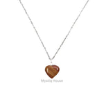 Red Jasper Mini Heart Pendant - MystiqHouse