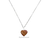 Red Jasper Mini Heart Pendant - MystiqHouse