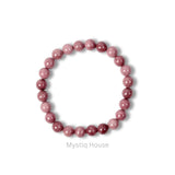 Rhodochrosite 8mm Bracelet - MystiqHouse