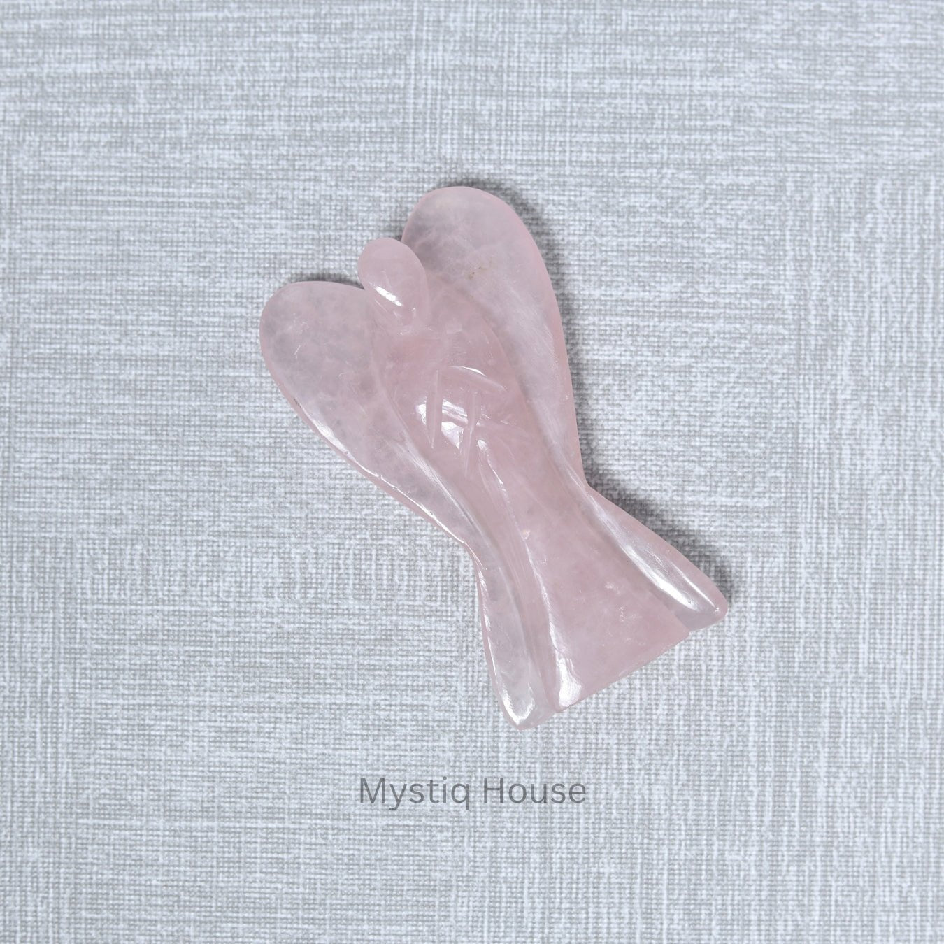 Rose Quartz 3 Inch Angel - MystiqHouse