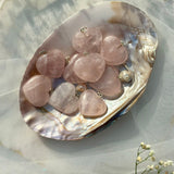 Rose Quartz Big Heart Pendant - MystiqHouse