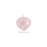 Rose Quartz Big Heart Pendant - MystiqHouse