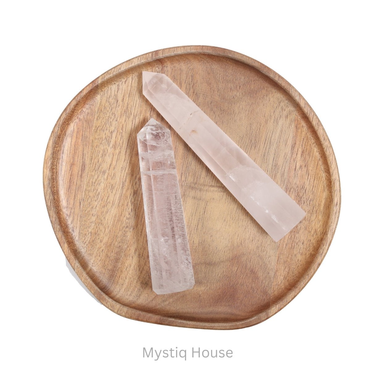 Rose Quartz Crystal Pencil Point - MystiqHouse