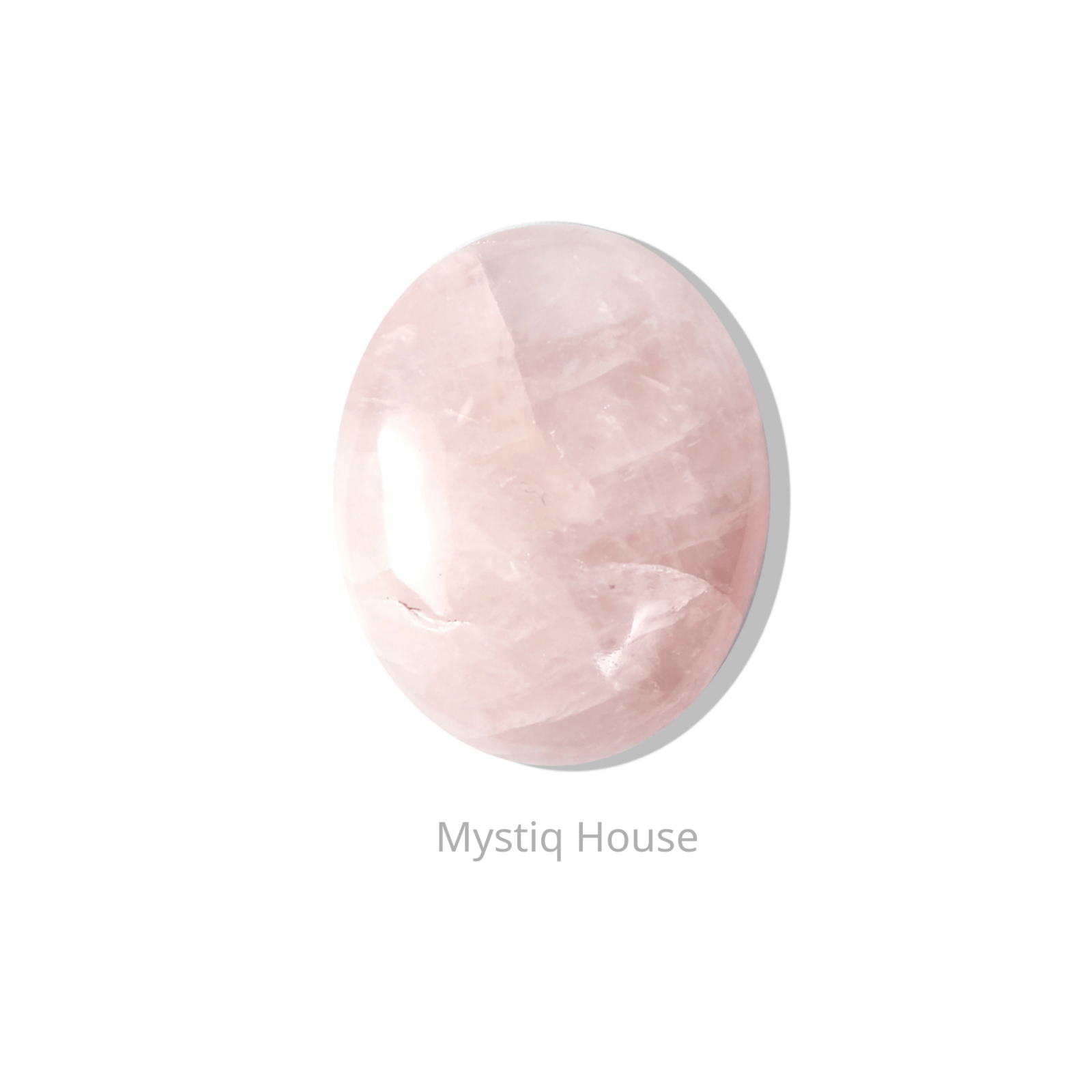 Rose Quartz Palm Stone - MystiqHouse