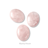 Rose Quartz Palm Stone - MystiqHouse