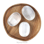 Selenite Palm Stone - MystiqHouse