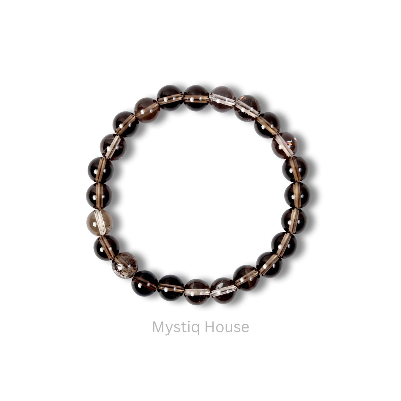 Smokey Quartz 8mm Bracelet - MystiqHouse