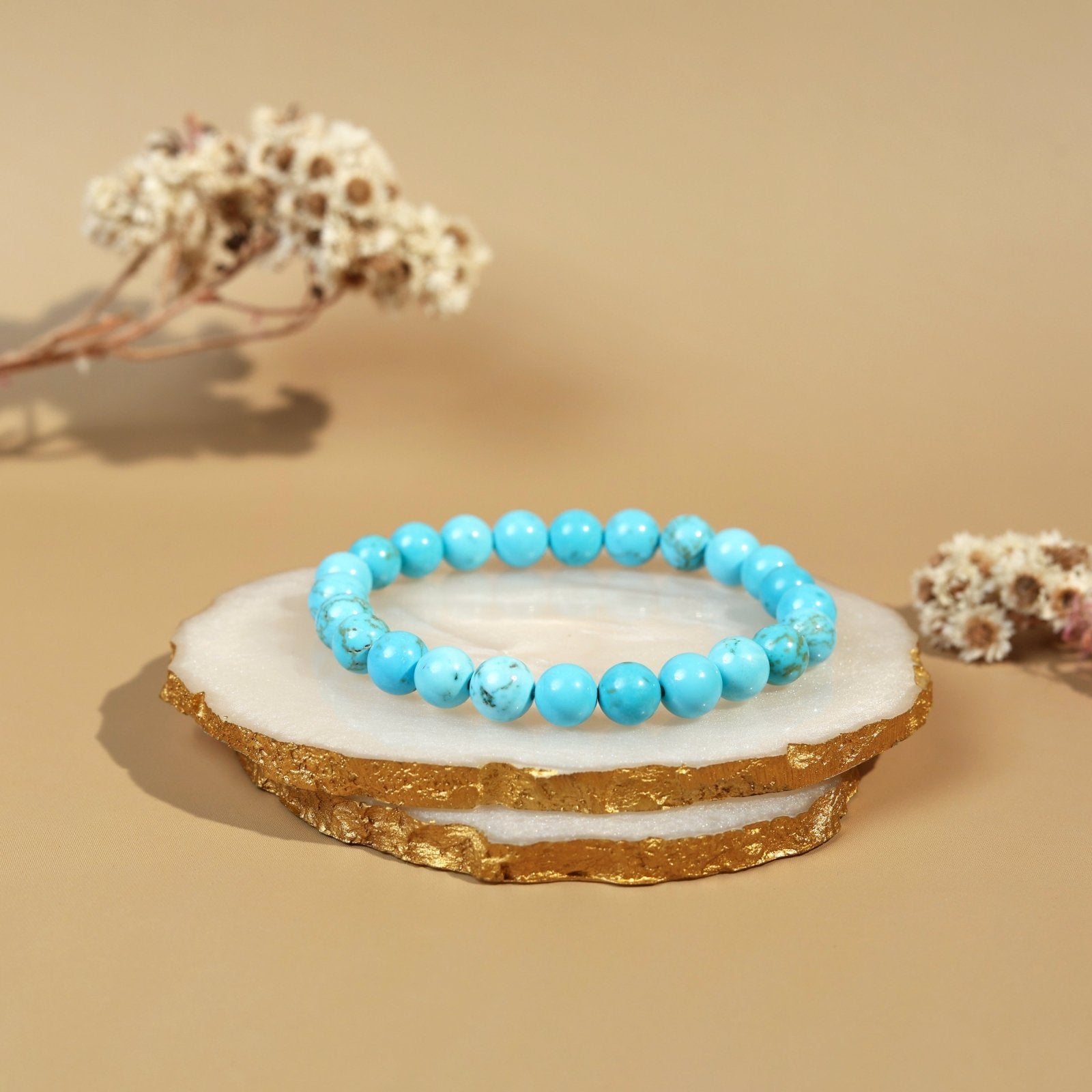 Turquoise - Firoza 8mm Bracelet - MystiqHouse