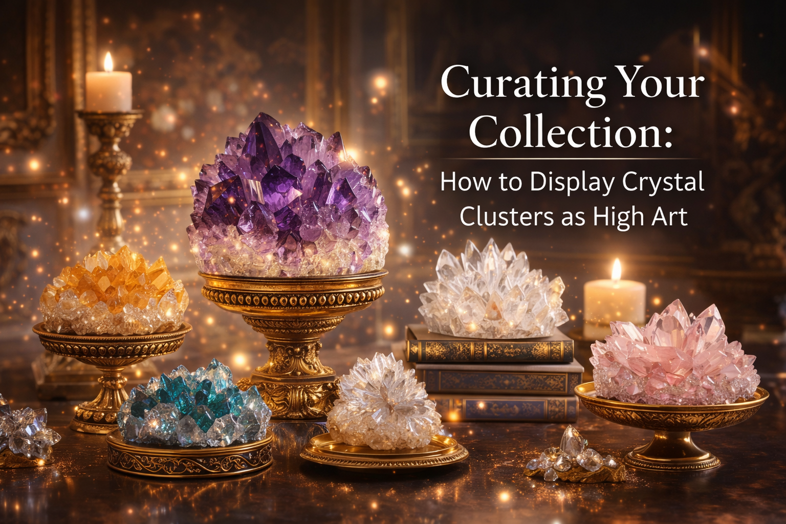 Curating Your Collection: How to Display Crystal Clusters as High Art