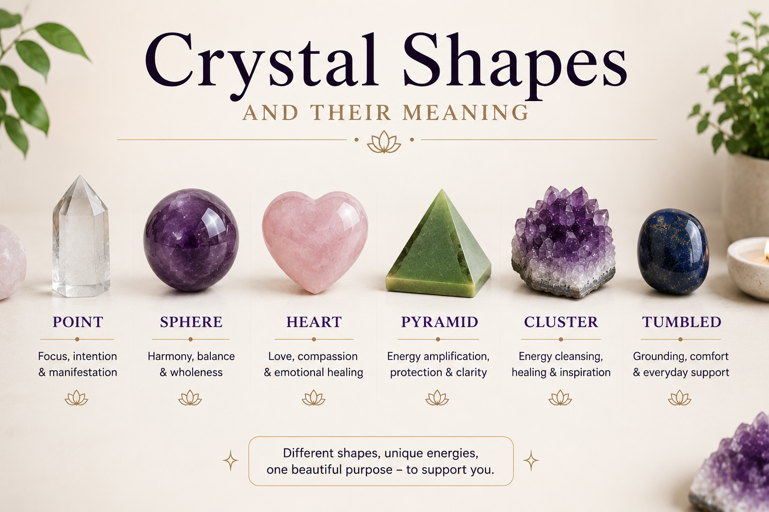 Crystal Shapes & Their Meanings Explained: A Complete Guide to Crystal Forms &amp; Energy