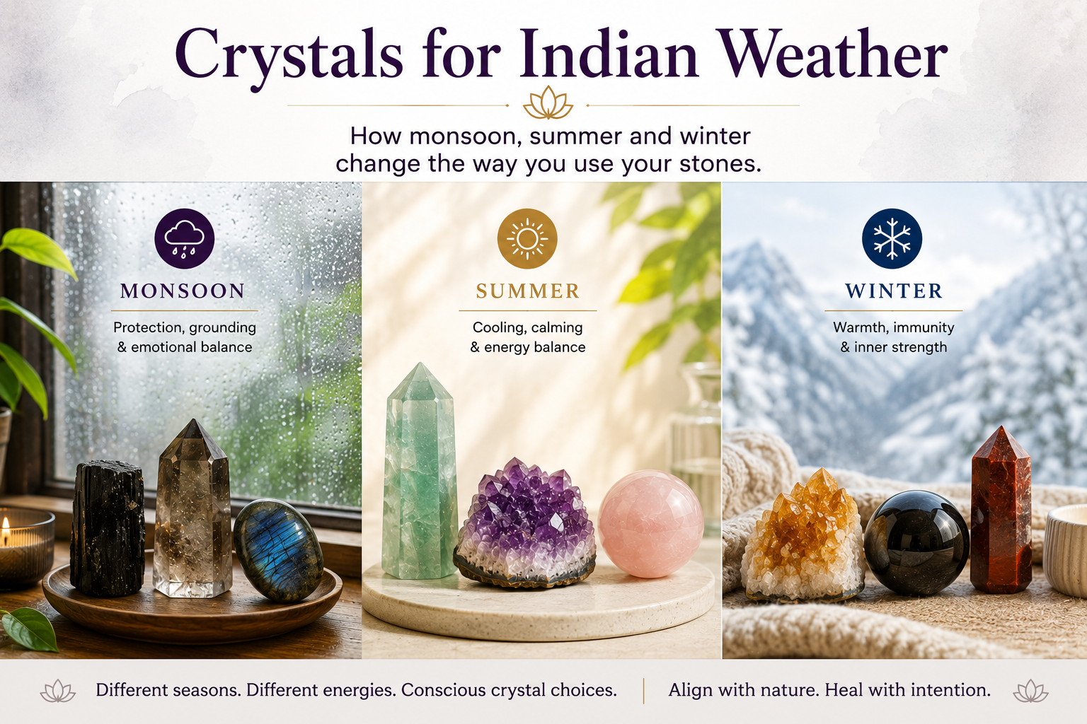 Crystals For Indian Weather Detail Guide