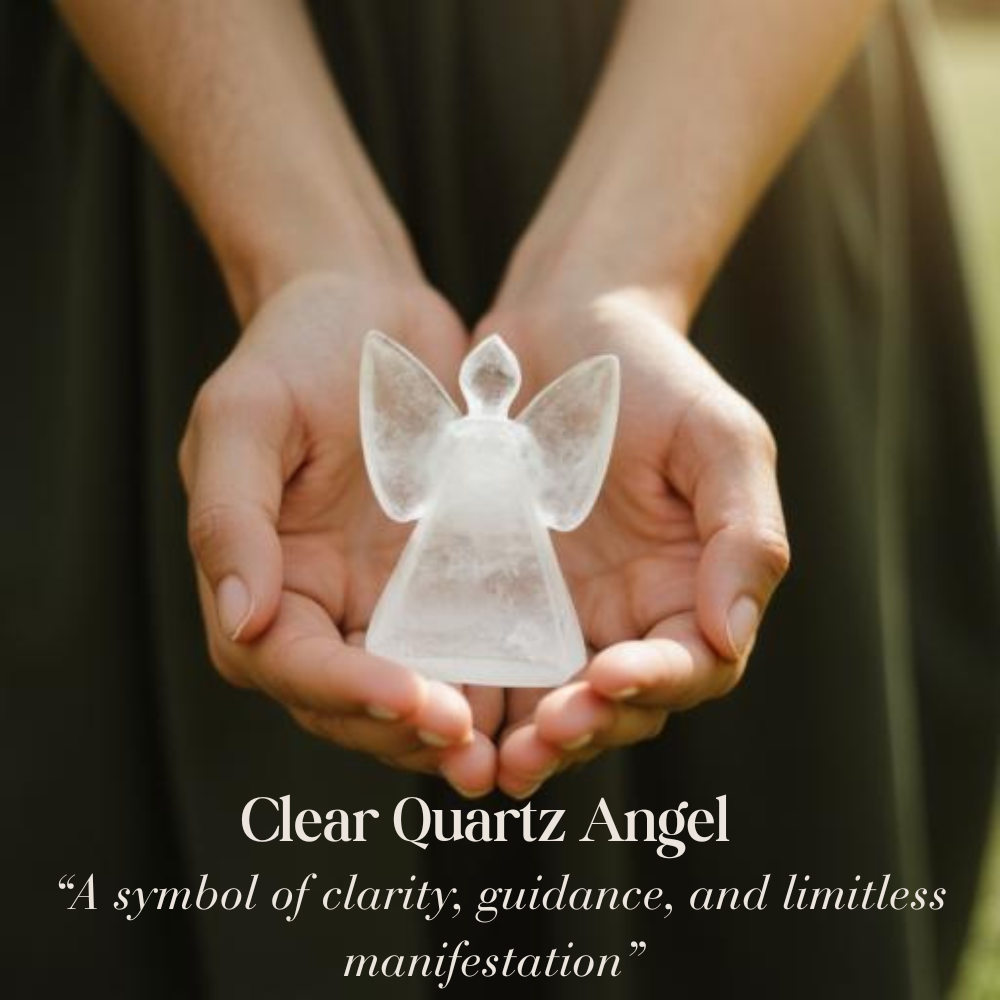 Powerful Manifestation tool- Clear Quartz Angel
