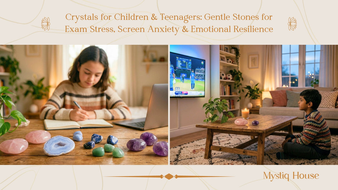 Crystals for Children & Teenagers: Gentle Stones for Exam Stress, Screen Anxiety & Emotional Resilience